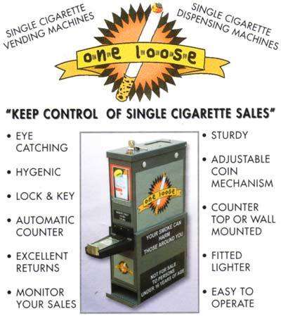loose cigarette vending machine