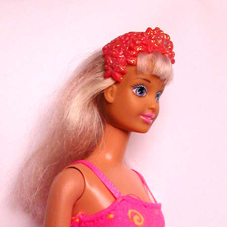 Barbie with Orange Dress PLUS Free Extras
