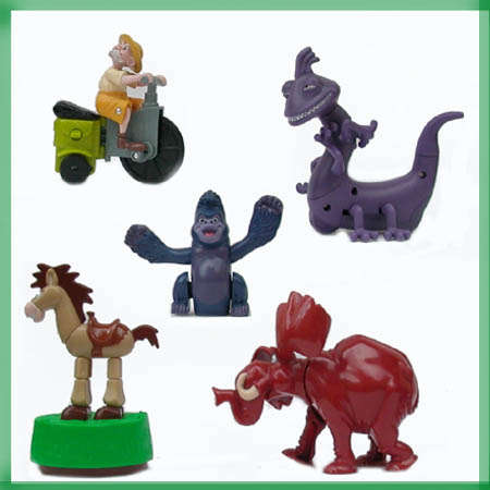 5 Hard Plastic Toys
