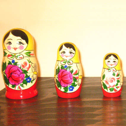REAL RUSSIAN DOLLS (Matrioshka) IMPORTED!!