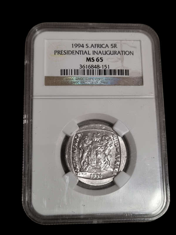 High Grade, 1994 Inauguration R5 NGC MS65