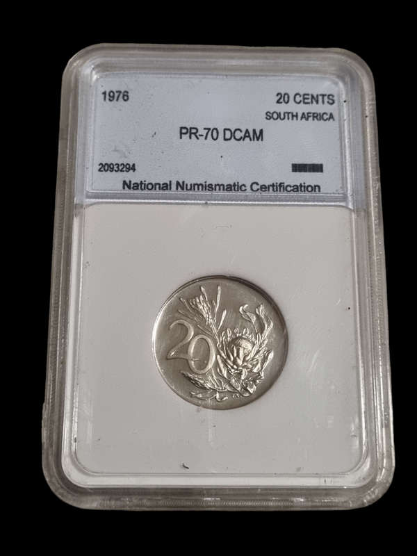 Top Pop! South Africa: 1976 PF70 20c