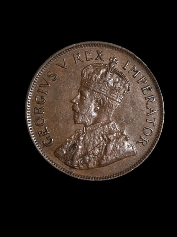 South Africa: High Cat Value AU+ 1934 Union Penny