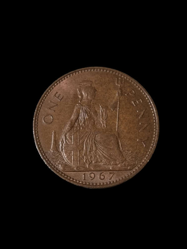 Great Britain: Uncirculated 1967 Penny