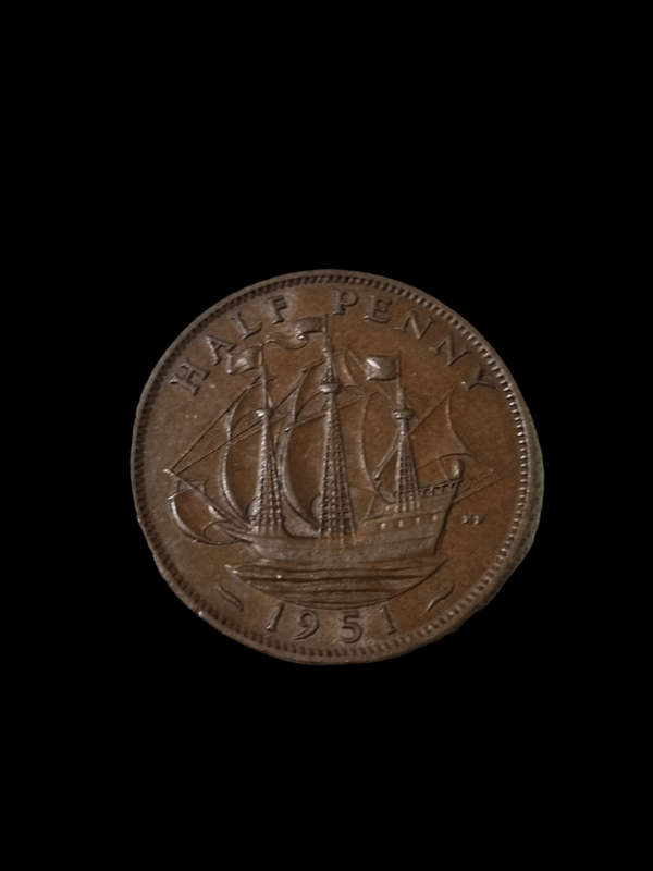 Great Britain: 1951 Half Penny