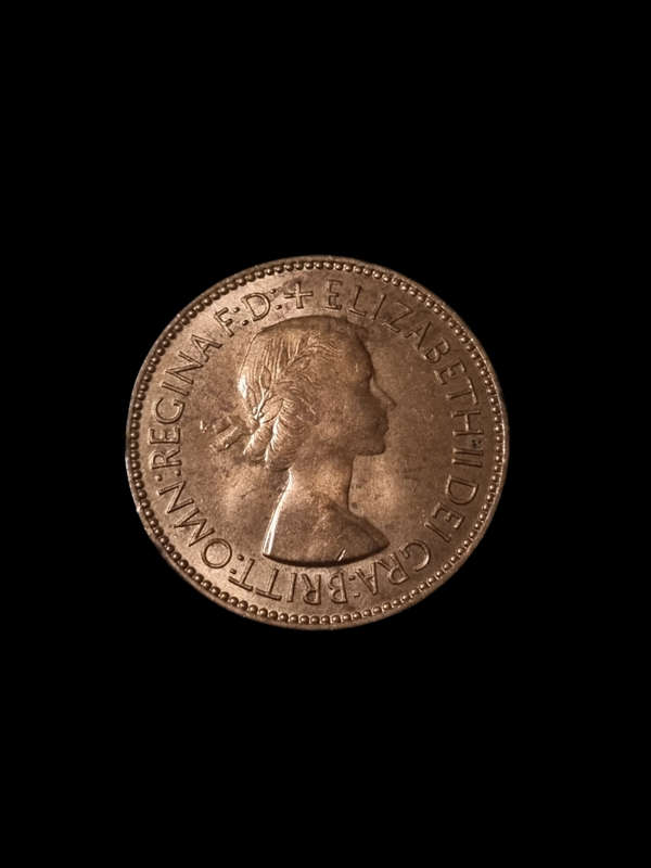 Great Britain: Uncirculated 1955 Half Penny