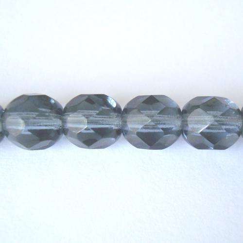 Czech Fire Polished 6mm 40pc - (+/- R0.38 each) - Montana