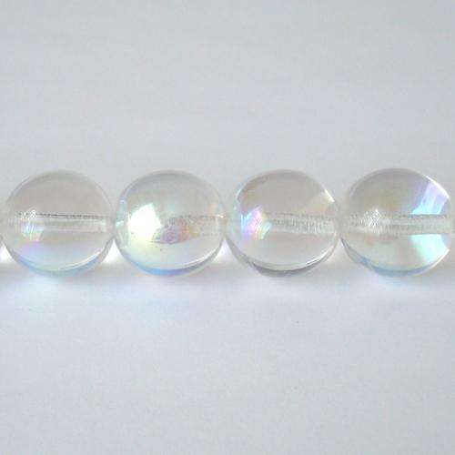 Czech Glass Round 14mm 18pc - (+/- R1.00 each) - Crystal AB