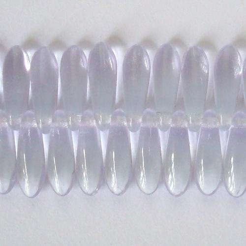 Czech Glass Spears 2x10mm 130pc - (+/- R0.12 each) - Alexandrite