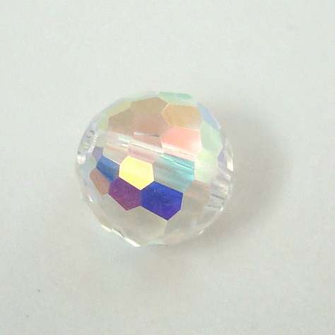 Swarovski 5003 Rich Cut Faceted Round 7mm Crystal AB - 12 pcs (at R5.70 each)