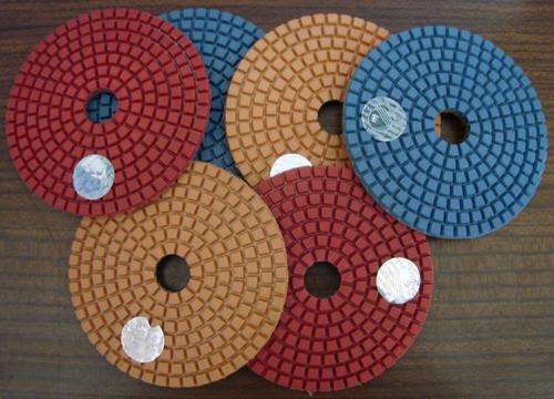 4" DIAMOND POLISHING PADS : SET OF 10  WITH GRIT SIZE BETWEEN #50 - #15000