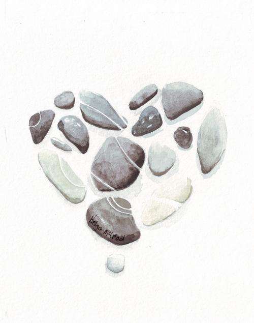 Heart  - an original watercolour painting