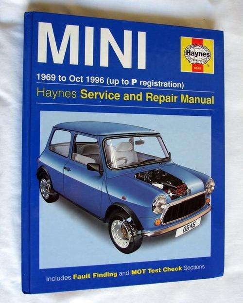 HAYNES: MINI 1969 to 1996 Service and repair manual