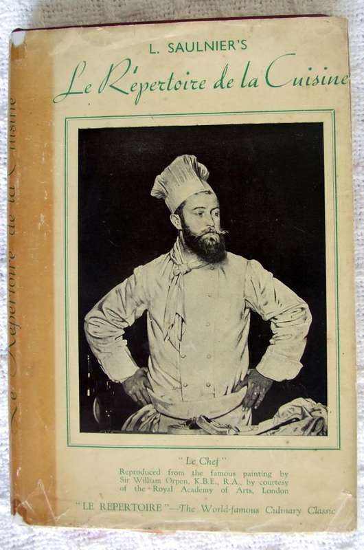 ESSENTIAL CLASSIC!: L. Saulnier's  Le Repertoire de la Cuisine, British De Luxe Edition, 1950, good