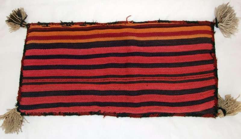 Vintage Middle Eastern Wool Khorjin Camel Donkey Saddle Bag