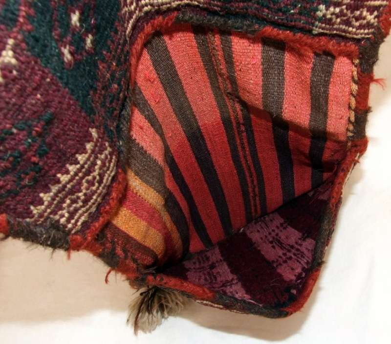 Vintage Middle Eastern Wool Khorjin Camel Donkey Saddle Bag