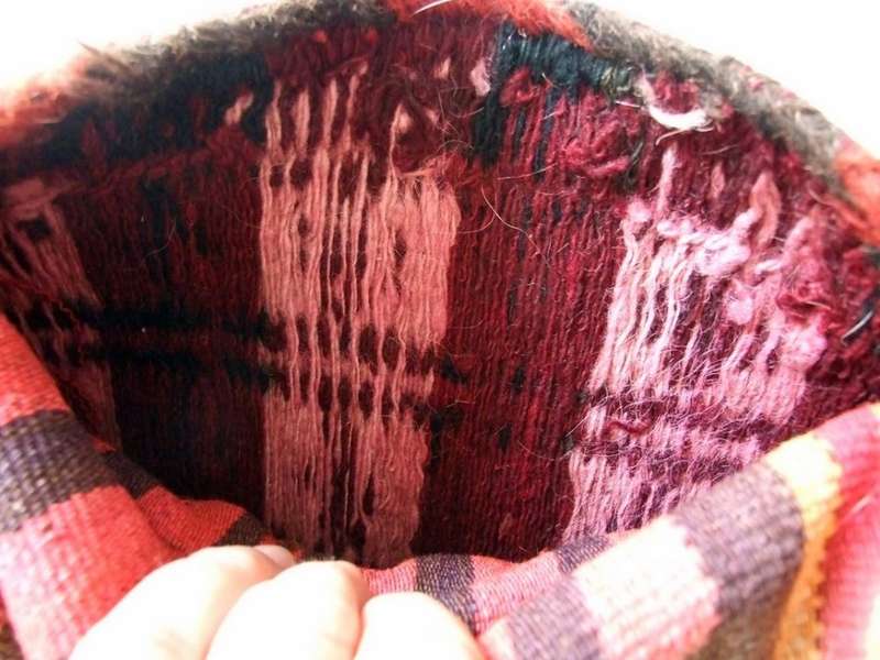 Vintage Middle Eastern Wool Khorjin Camel Donkey Saddle Bag