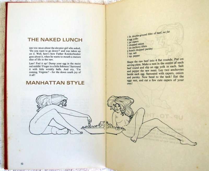 Rare Classic! Fanny Hill's Cook Book Lionel  Braun & William Forbes Erotica HB