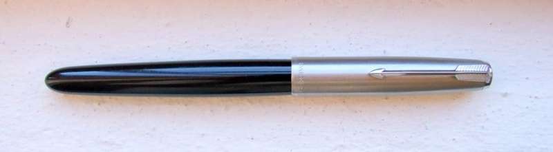 CLASSIC VINTAGE PARKER 51 AEROMETRIC FOUNTAIN PEN - BLACK WITH LUSTRALOY CAP