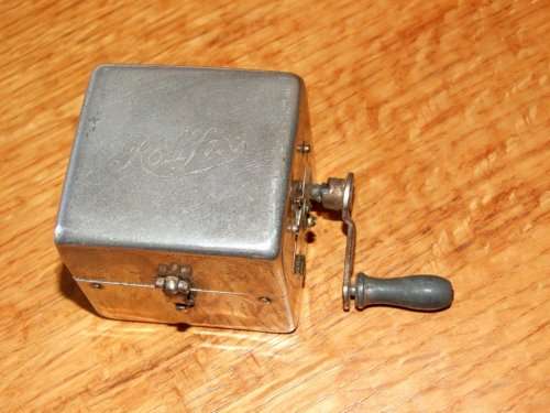 Antique German ROLLFIX Safety Razor Blade Sharpener - Rare!