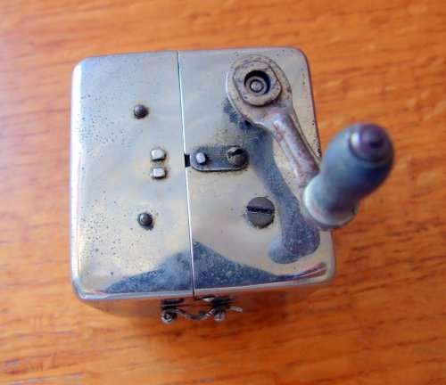 Antique German ROLLFIX Safety Razor Blade Sharpener - Rare!