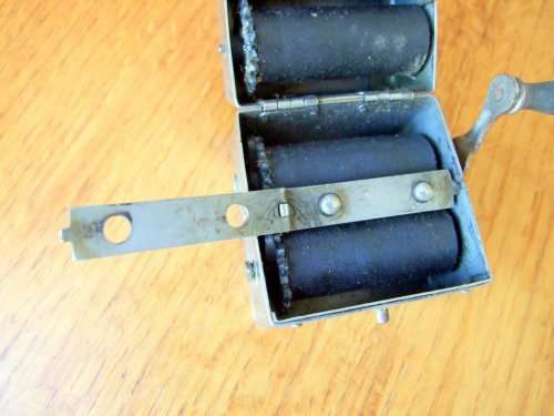 Antique German ROLLFIX Safety Razor Blade Sharpener - Rare!