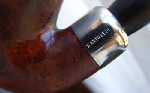 Vintage Estate Smoking Pipe: Italy "Oom Paul" SAVINELLI #2614 Dry System in good condition.