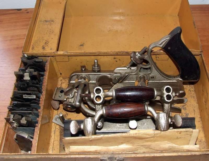Stanley 55 Combination Plane 55 cutters excellent condition boxed with original instruction book