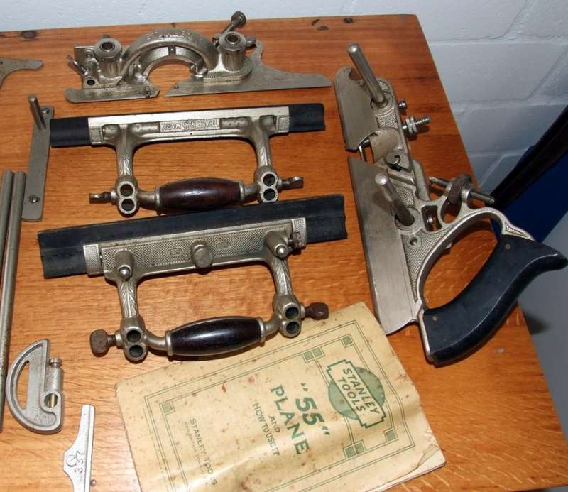 Stanley 55 Combination Plane 55 cutters excellent condition boxed with original instruction book
