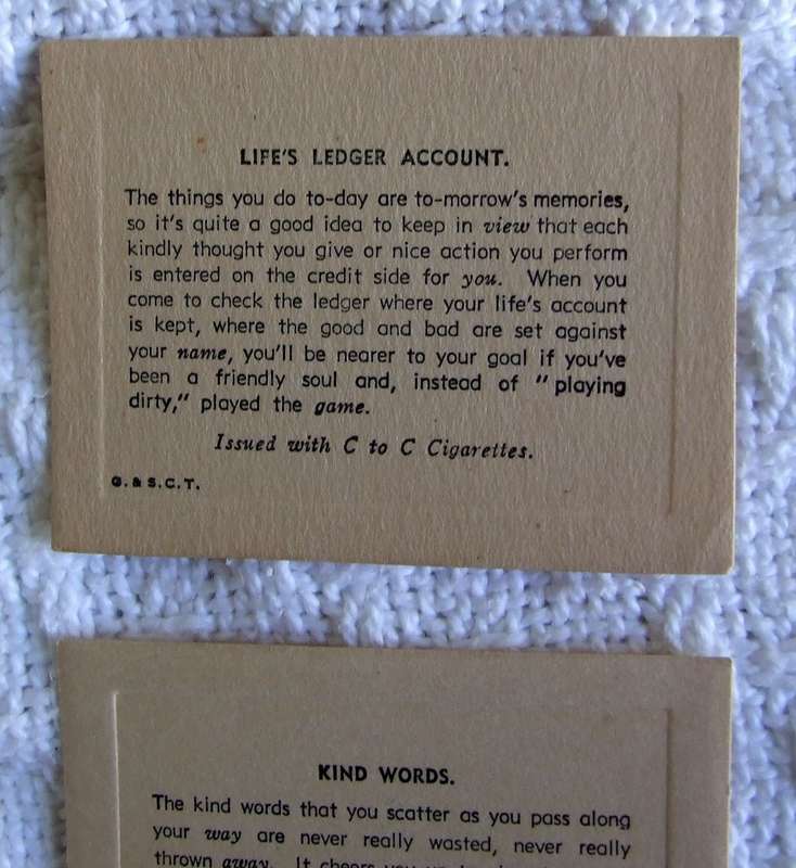 Rare Collection of WW2  "C to C" (Cape to Cairo) cigarette box and cards in good condition.
