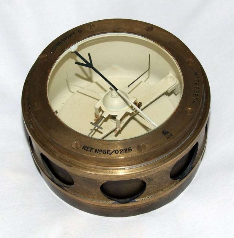 Vintage Air Ministry  BOMBSIGHT Type D Aircraft Compass