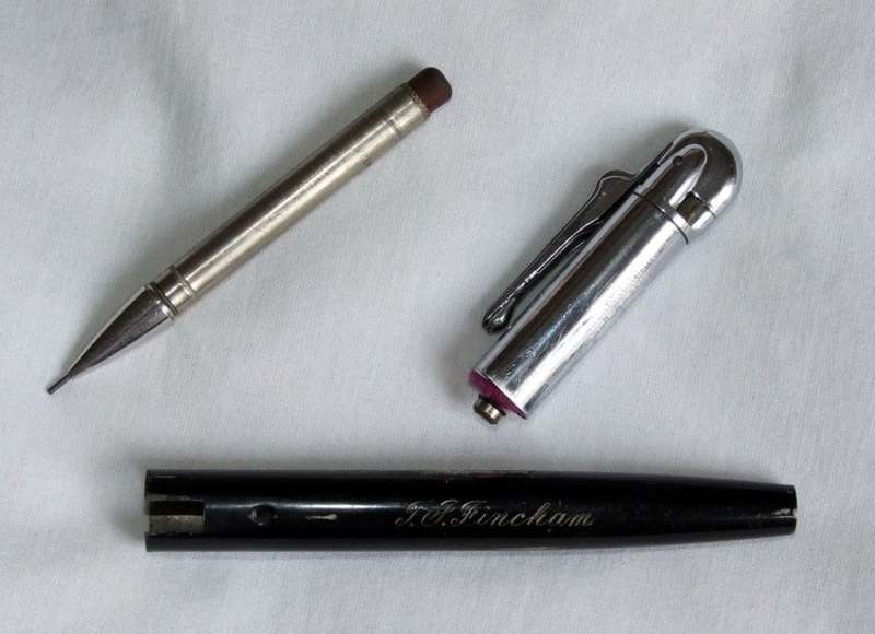 Rare vintage Boxed RONSON PENCILITER - mechanical pencil and cigarette lighter in one! Working