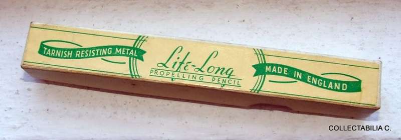 Vintage LIFE-LONG propelling pencil in box with leaflet; working properly.