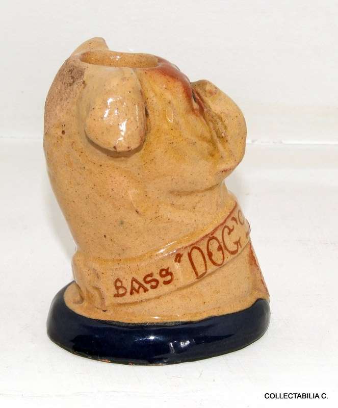 rare!! READ BROTHER'S DOG'S HEAD LONDON BOTTLING: BASS & GUINNESS ADVERTISING STRIKER/VESTA