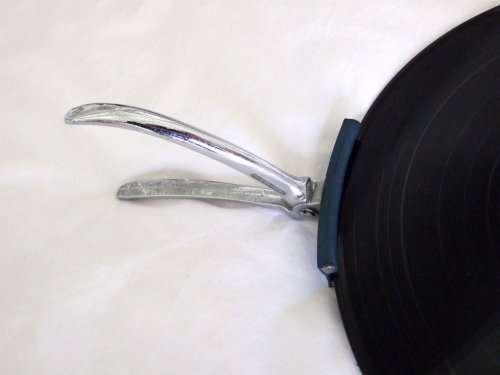 Vintage MIRAGRIP LP record holder - for safe record handling!