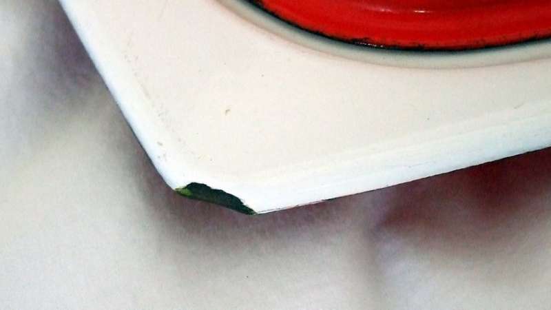 Rare large mid-century Finel enamel roasting pan/serving dish & lid Kaj Franck good condition