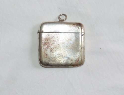 Attractive antique silver plated VESTA