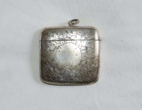 Attractive antique silver plated VESTA