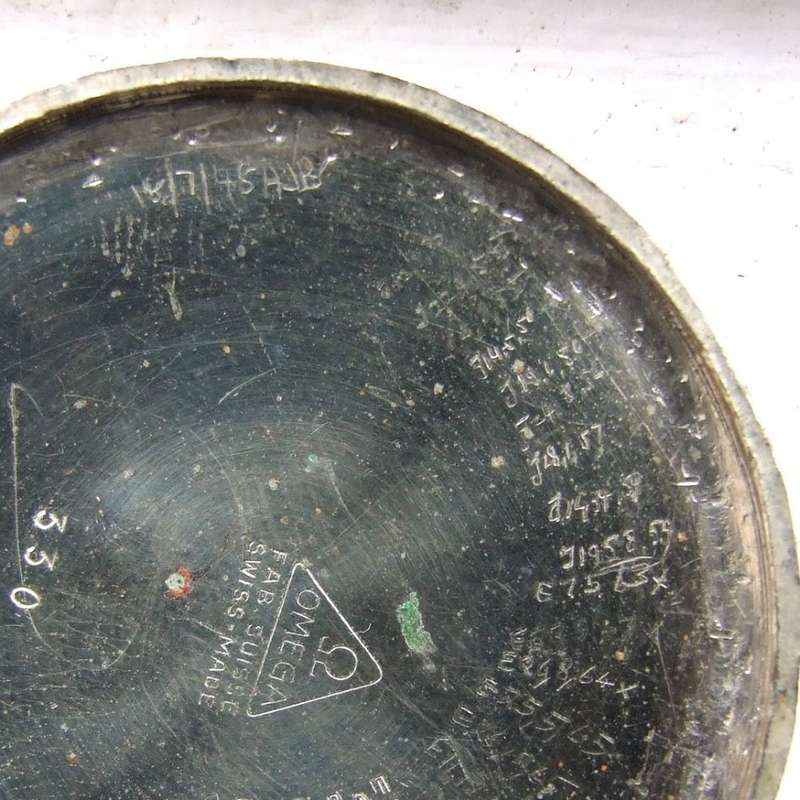 Vintage OMEGA POCKET WATCH, movement working, case hinge broken.