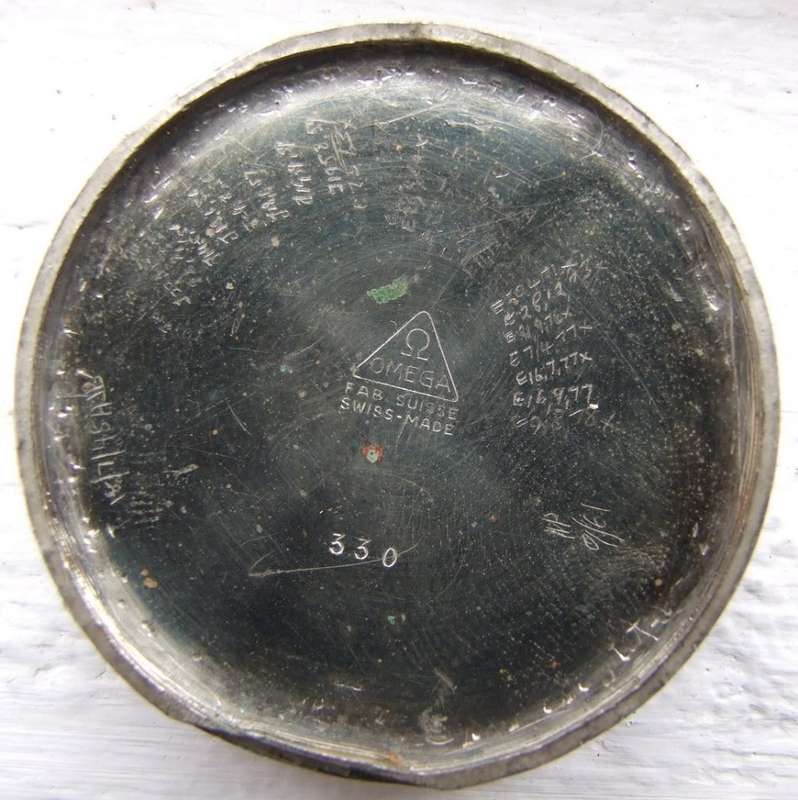 Vintage OMEGA POCKET WATCH, movement working, case hinge broken.