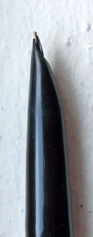 DOUBLE JEWEL PARKER 61 FLIGHTER, MADE IN ENGLAND, CONVERTER FILL, GOOD WORKING CONDITION.