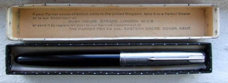 Vintage PARKER 51 in Parker Box, 14ct nib, working.