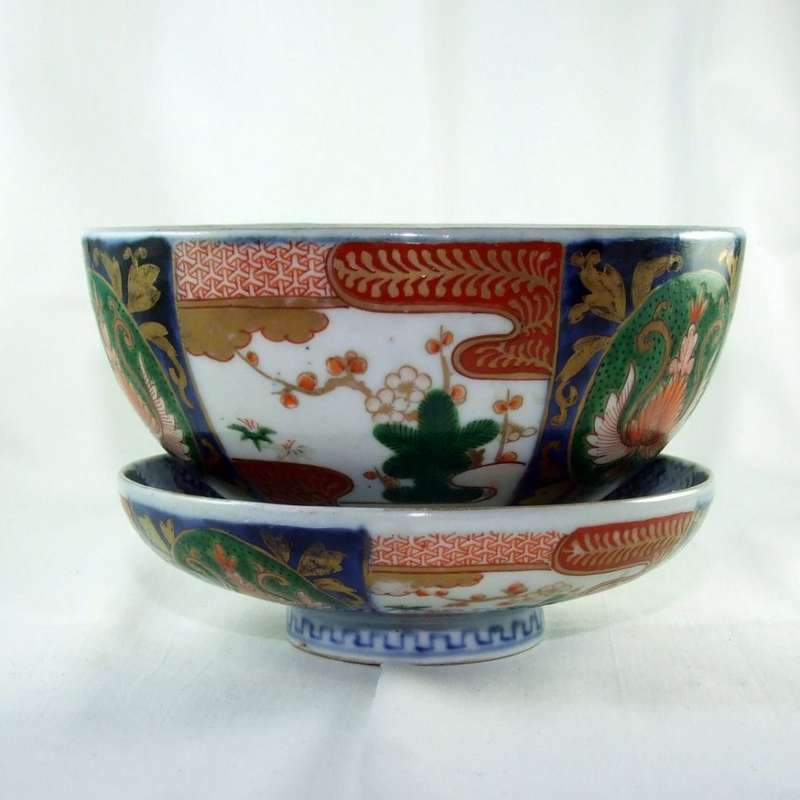 Beautiful matching SATSUMA Bowl and Saucer
