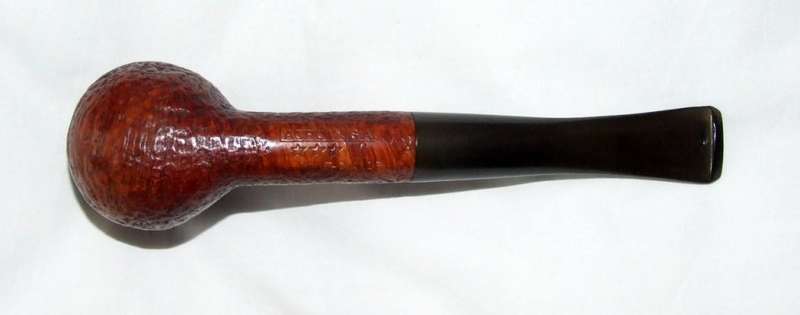 Excellent Vintage LACROIX 3 star #54 Large Sandblasted Briar Billiard Pipe