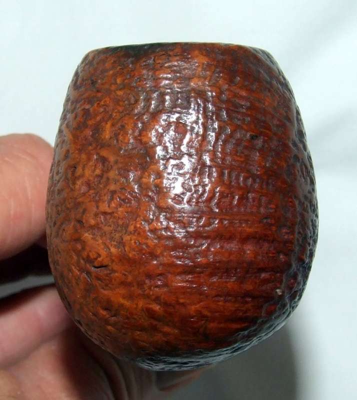 Excellent Vintage LACROIX 3 star #54 Large Sandblasted Briar Billiard Pipe