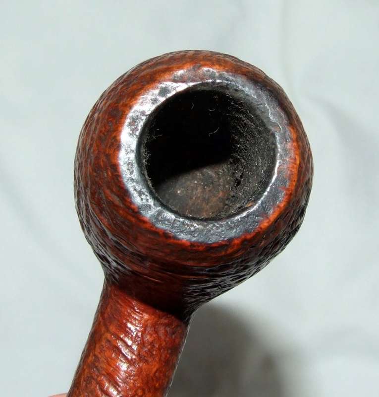 Excellent Vintage LACROIX 3 star #54 Large Sandblasted Briar Billiard Pipe