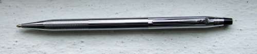 VINTAGE CHROME CROSS CENTURY BALLPOINT PEN WITH CADUCEUS SYMBOL