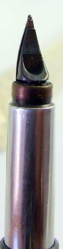 Smart blue and steel Parker Vector cartridge fill fountain pen in good and working condition.
