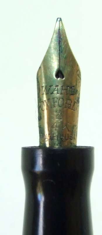 1930`s WAHL EVERSHARP `Oxford` lever fill fountain pen, 14ct nib