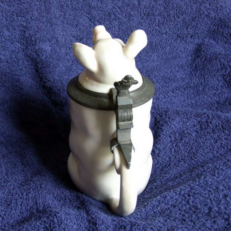 Vintage VON SCHIERHOLZ - `Musterschutz` Singing Pig German Beer Stein